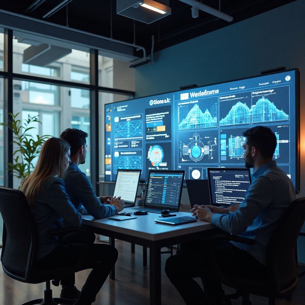 Echipa IntelAI într-o discuție strategică