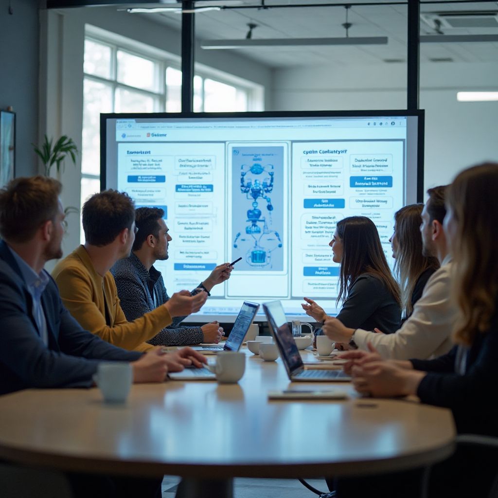 Sesiune de colaborare cu clienți